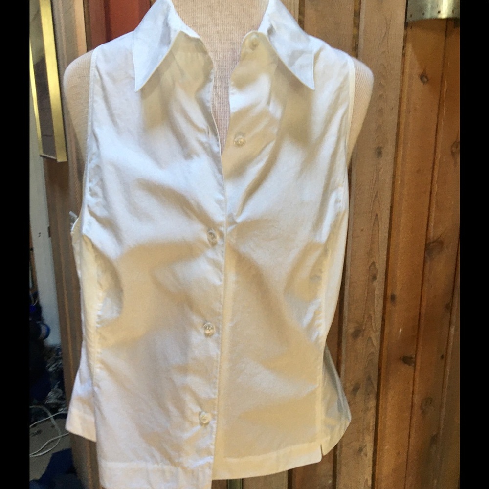 Darling AK white cotton top/ blouse.